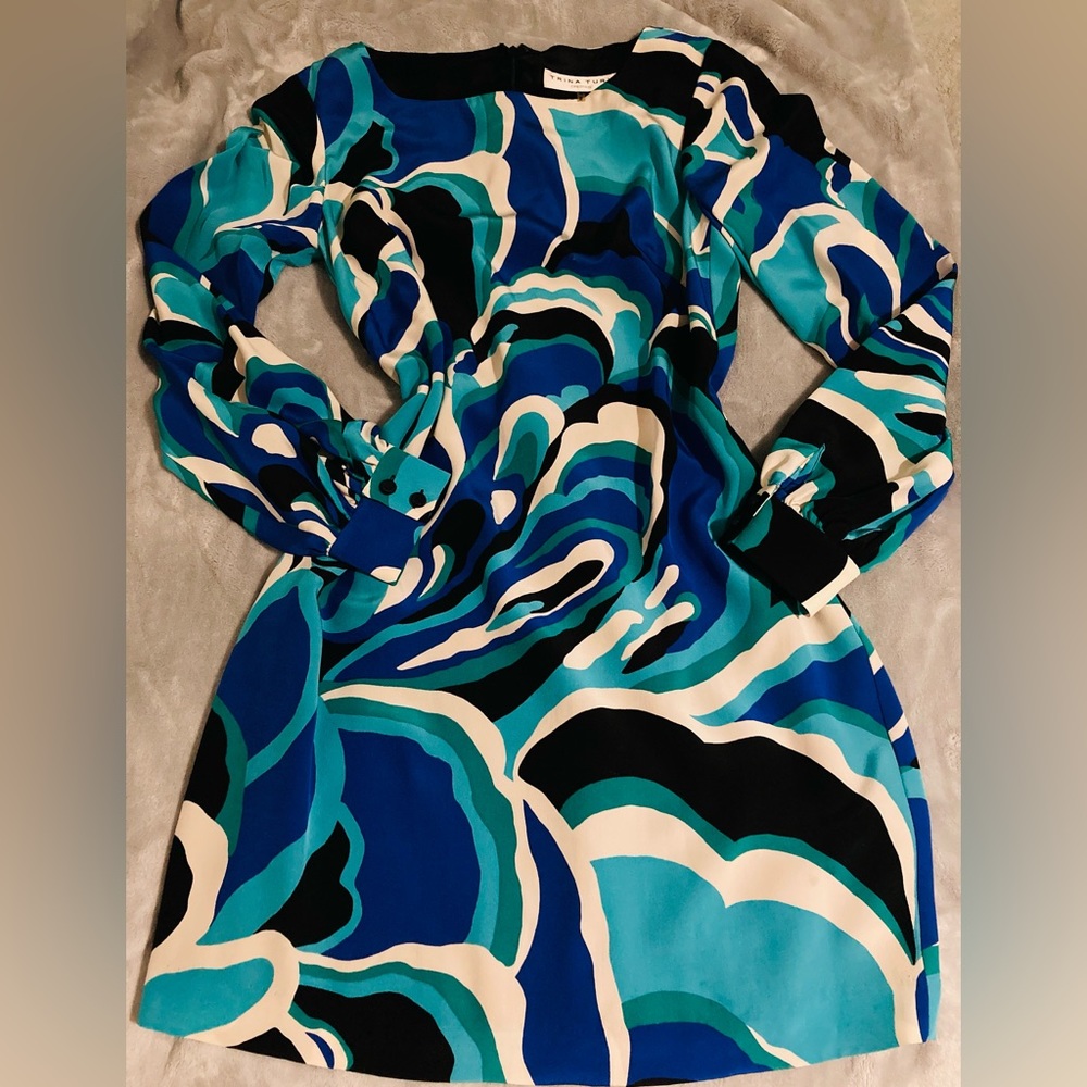 Trina turk long sleeve dress